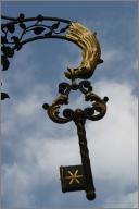 Very ornate sign posts