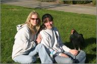Tuesday and Kristy M. with Puppy