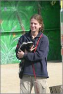 Beth and Rowdy (skunk)